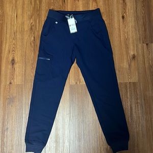 Navy Blue Figs Jogger Scrub Pants